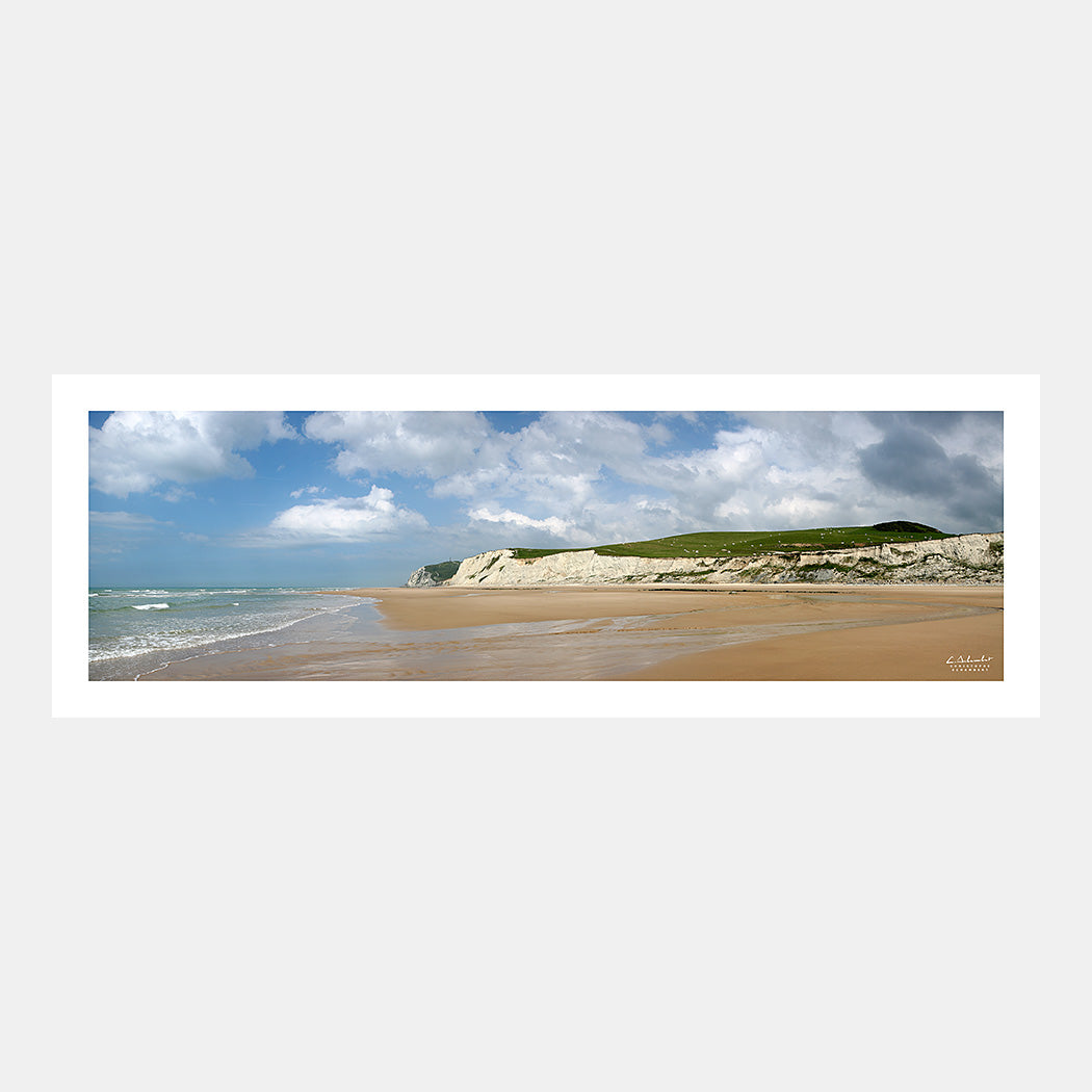 Poster photo 0455 La plage au pied des falaises du Cap Blanc-Nez