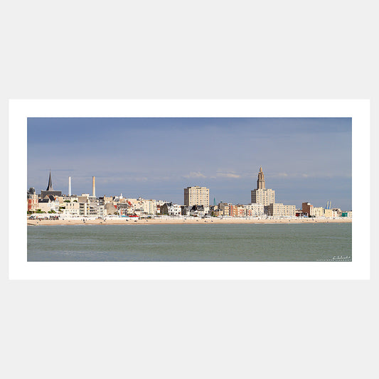 Poster photo 1061 Le Havre plage front de mer et ville