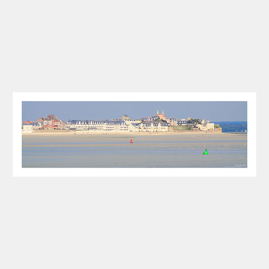 Poster photo 1264 Front de mer du Crotoy en baie de Somme