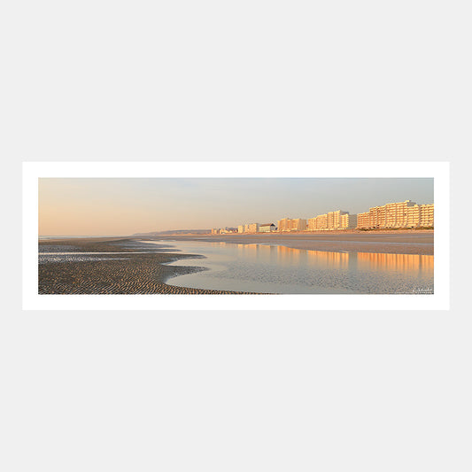 Poster photo 1276 Coucher de soleil sur Hardelot-Plage