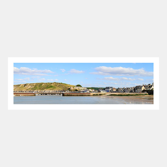 Poster photo 1638 Falaises et front de mer de Port-en-Bessin