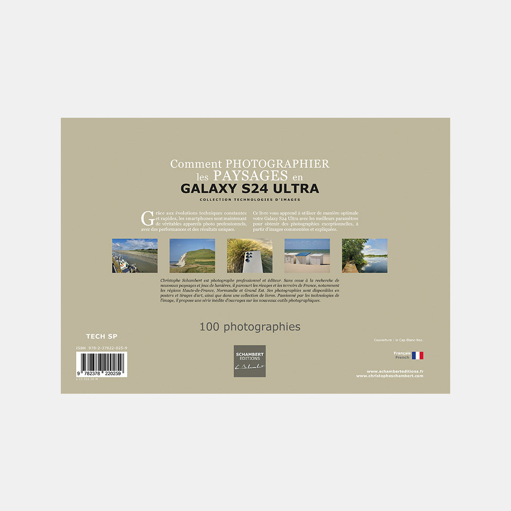 Livre photo Comment photographier les paysages en Galaxy S24 Ultra - Dos.